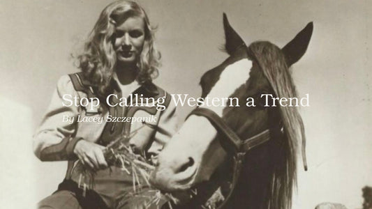 Stop Calling Western A Trend